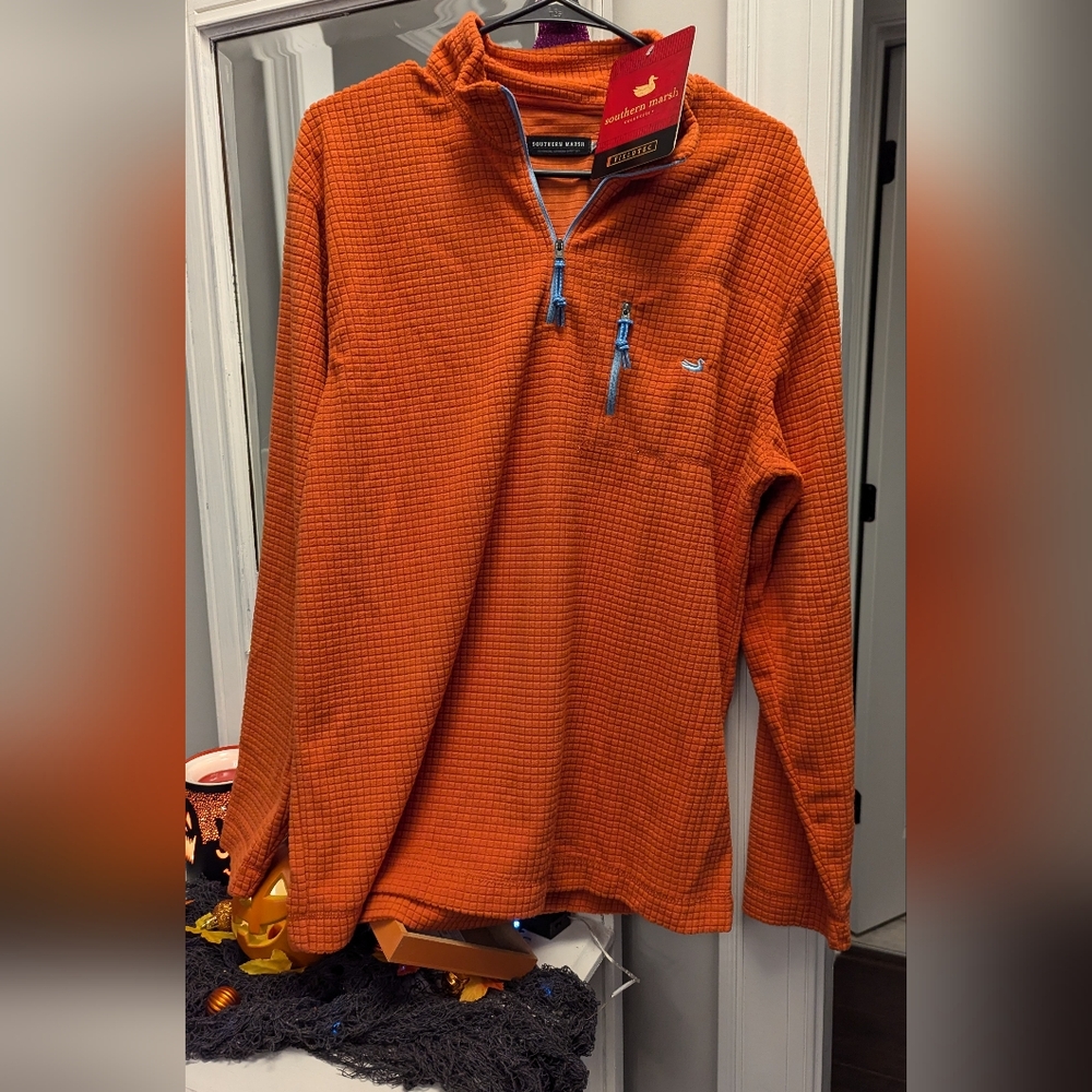 Southern Marsh fleece half zip